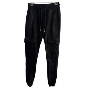 YoungLA Women’s Cargo Black Joggers Size Small